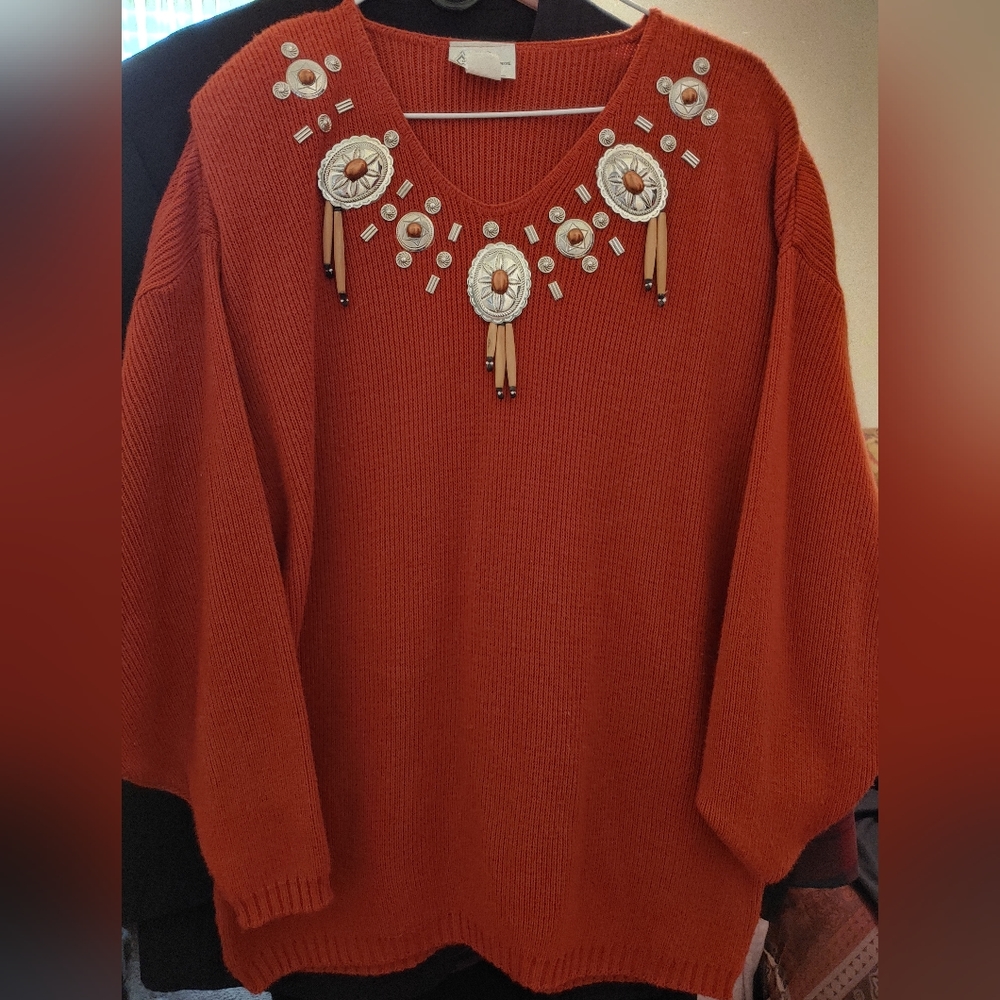 Cover Charge Westernwear sweater one size fits all embellished